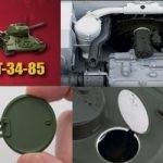 Montajul pentru macheta Tancul T-34 Eaglemoss nr.54-56