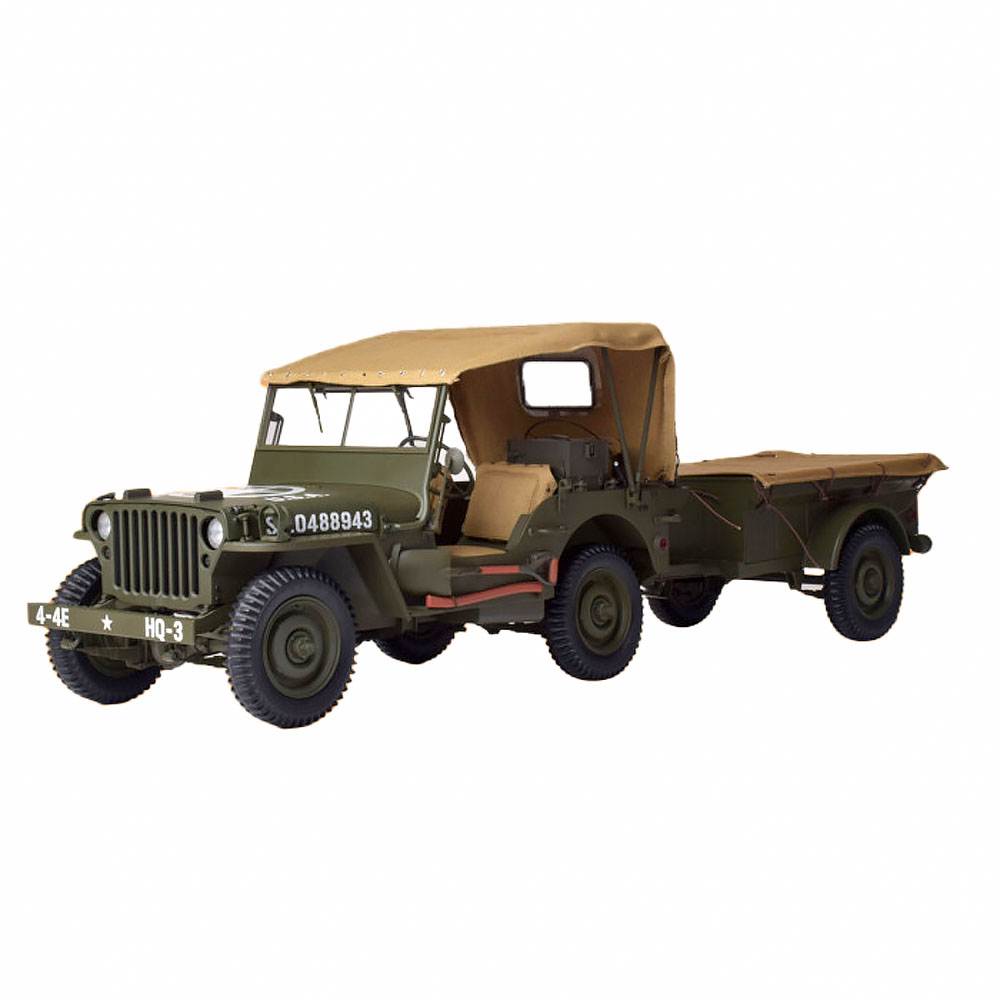 Voiture Jeep Willys Capote Fermée Militaire US Army D-Day 6
