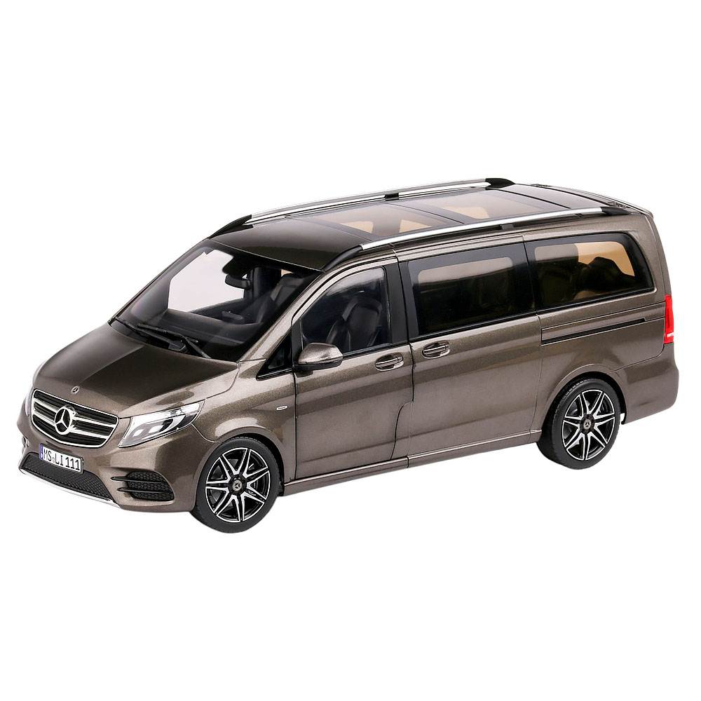 ｖ（＾＿＾ｖ）♪ Macheta Mercedes Benz V Class AMG Line Gri Metalizat 1:18 - Norev