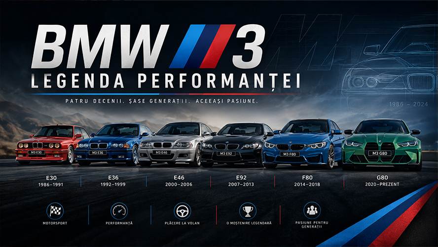 O legenda a performantei: BMW M3