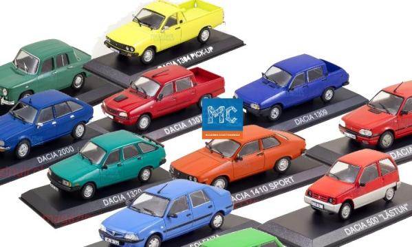 Colectia de machete DACIA scara 1:43