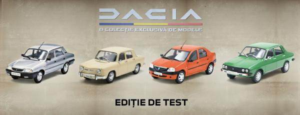 Colectia de Test Hachette Dacia 1:43 – Modele și Detalii Oficiale (2025)
