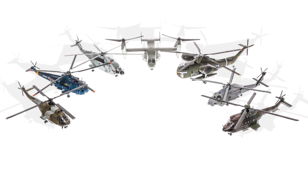 Flota de elicoptere aterizeaza in showroom-ul nostru