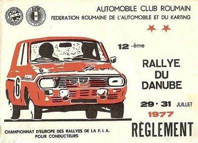 Regulamentul Raliului Dunarii 1977