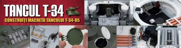 Montajul pentru macheta Tancul T-34 Eaglemoss nr.54-56