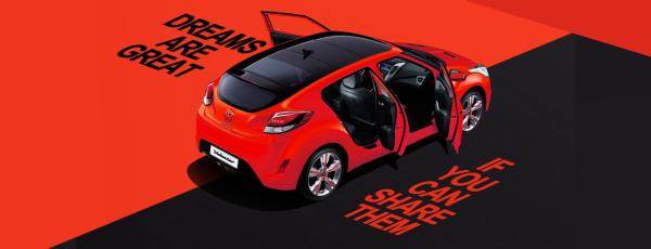 Masini cu un design mai diferit: Hyundai Veloster