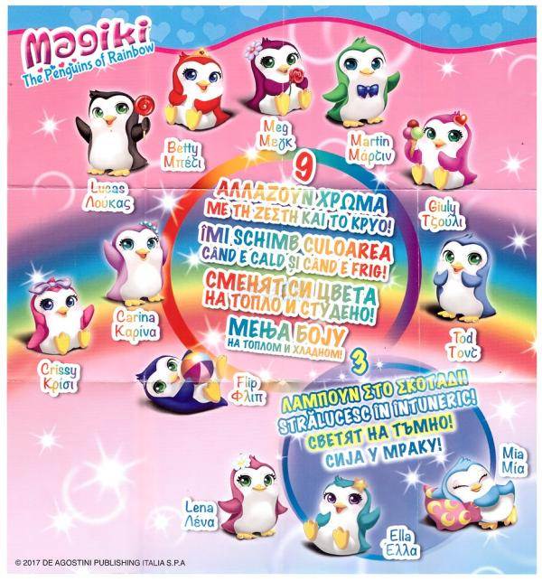 Bine ati venit in lumea MAGIKI - Colectia Pinguinii curcubeului va asteapta sa-i colectionati