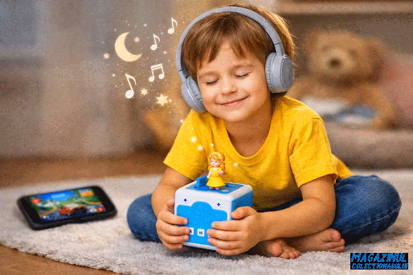 Beneficiile povestilor audio pentru copii: dezvoltare fara ecrane