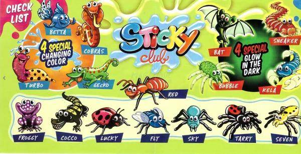 Animalutele lipicioase Sticky