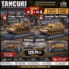 Pachet Tancuri DeAgostini Nr.3 si Nr.4 - Panzer IV Ausf. G si Elefant la scara 1:72