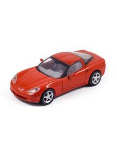 Chevrolet Corvette Coupe 2006, macheta auto, scara 1:43, rosu, New Ray