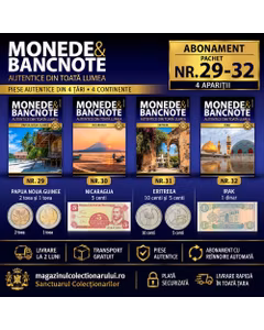 Abonament Monede si Bancnote Autentice din Toata Lumea - Pachet Nr.29, 30, 31, 32