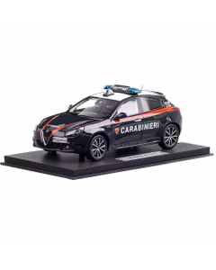 Alfa Romeo Giulietta Carabinieri 2019, macheta auto, scara 1:18, albastru, BBR Models