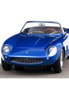 Ferrari 275 GTS/4 NART S/N 10453 Steve  McQueen 1967, macheta auto, scara 1:18 albastru, BBR Models