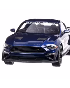 Ford Mustang Roush Stage 3 2019 Resin Series, macheta auto scara 1:18, albastru, GTspirit