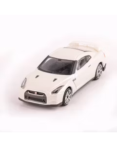 NISSAN GT-R 2008, macheta auto scara 1:43, alb, Bburago