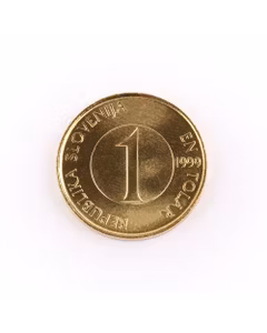 Bani de pe mapamond nr. 8 - 1 TOLAR SLOVENIA - 5 PIASTRI EGIPT