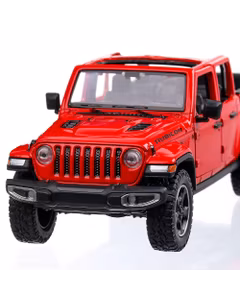 Macheta suv Jeep Gladiator Rubicon 2021 rosu 1:24