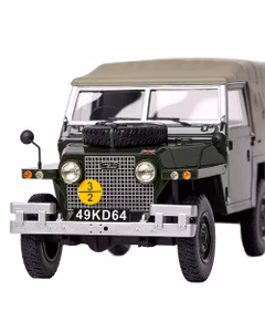 Land Rover LIGHTWEIGHT Seria IIA cu prelata 1968, macheta suv, verde, scara 1:18, Bos-Models - Resigilat