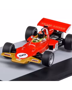 Lotus FORD 72C #8 Emerson Fittipaldi P6 Germania GP 1971, macheta auto scara 1:43, rosu, Atlas