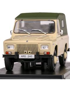 Macheta auto ARO 240 1978 bej verde 1:24 Magazine Models