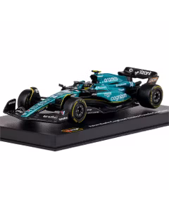 Macheta auto Aston Martin AMR23 F1 #14 F.Alonso cu casca pilot 2023 1:43