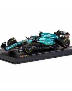 Macheta auto Aston Martin AMR23 F1 casca pilot #18 L.Stroll 2023 1:43