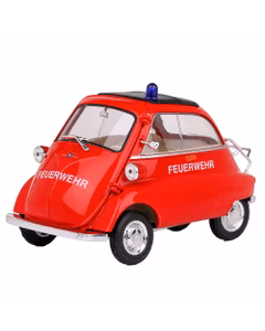 Macheta auto BMW Isetta 250 1961 scara 1:18 pompieri