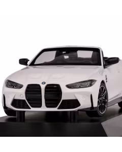 Macheta auto BMW M4 Cabrio 2021 alb 1:18