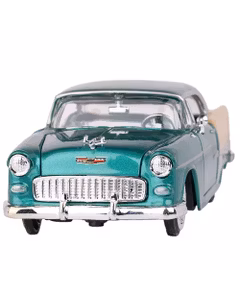 Macheta auto Chevrolet Bel Air Hardtop 1950 bej cu verde 1:24 MotorMax