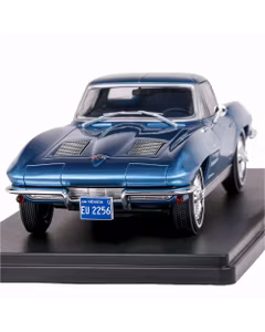 Macheta auto Chevrolet Corvette C2 Stingray 1963 bleu 1:24 WhiteBox