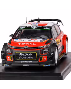 Macheta auto Citroen C3 WRC Abu Dhabi No.7 Meeke-Nagle Rally Catalunya 2017 rosu 1:24 - Resigilat