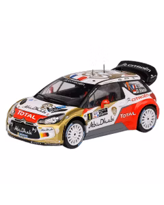 Macheta auto Citroen DS3 WRC No.1 Loeb-Elena 2013 1-18 - Resigilat