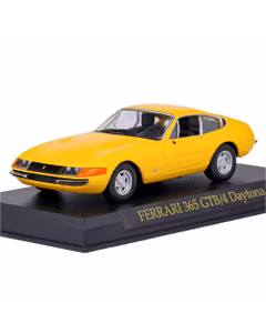 Macheta auto Ferrari 365 GTB/4 Daytona scara 1:43 galben Magazine Models - Resigilat
