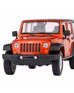Macheta auto Jeep Wrangler Limited 2015 orange 1:24