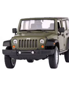 Macheta auto Jeep Wrangler Limited 2015 verde 1:24
