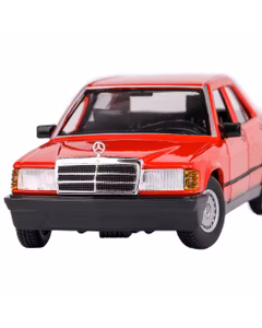 Macheta auto Mercedes-Benz 190 E W201 1987 rosu 1:24 Bburago