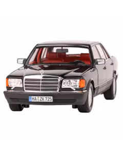 Macheta auto Mercedes-Benz 560 SEL S-Class W126 1991 negru 1:18 Norev