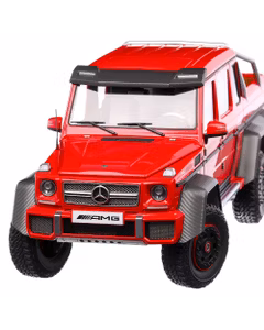 Macheta auto Mercedes-Benz G63 AMG 6x6 2013 rosu 1:18