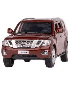 Macheta auto Nissan Patrol Y62 2016 maro inchis 1:32 Tayumo