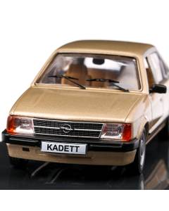 Macheta auto Opel Kadett D 1981, scara 1:43, bej metalizat, Ixo