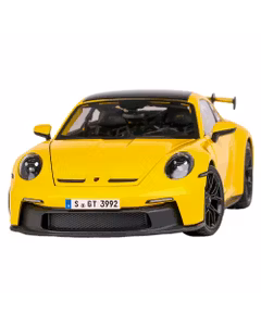 Macheta auto Porsche 911 (992) GT3 2022 galben 1:18