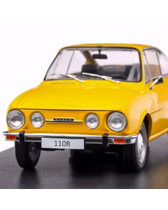 Macheta auto Skoda 110R 1971, scara 1:24, galben, White Box