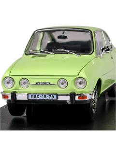 Macheta auto Skoda 110R Coupe 1980 scara 1:18 verde