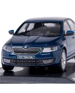 Macheta Skoda Octavia III 2012 1:43 Albastru Metalizat - Abrex