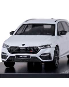 Macheta auto Skoda Octavia IV Combi RS 2020 alb Abrex