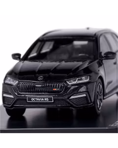 Macheta auto Skoda Octavia IV Combi RS 2020 1:43 negru Abrex