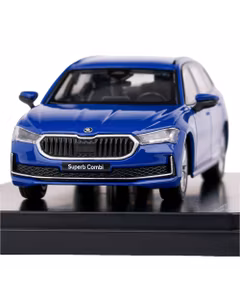 Macheta auto Skoda Superb IV SW albastru 1:43 Abrex