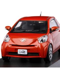 Macheta auto Toyota IQ 2009 scara 1:43 portocaliu J Collection