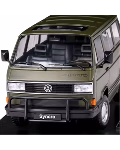 Macheta auto Volkswagen Bus T3 Syncro 1987 scara 1:18 verde KK Scale